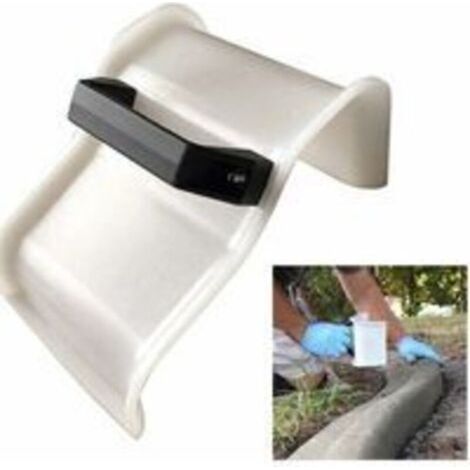 Plâtrerie Truelle Outils De Construction, Le Béton Truelle Plâtrage Bordures Truelle DIY Paysage Curb Toolwith Poignée Maçonnerie Truelles Main