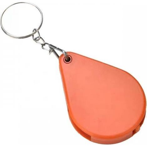 Set di 2 lenti d'ingrandimento tascabili portatili, mini lenti d'ingrandimento pieghevoli per la lettura e l'ispezione di gioielli (rosse, 2,5 cm) (1/4)