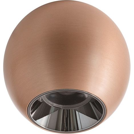 Plafonnier Gpl393 En Aluminium Bronze - 10W Led 3000K Cri 90, Diffuseur Antiéblouissant - Gealuce Pour Intérieur Ip20 (1/2)