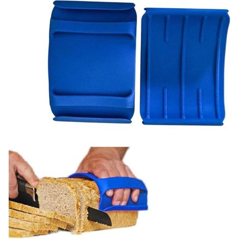Set di 2 guanti da forno e presine in silicone - Guanti termoretraibili antiscivolo - Extra spessi e resistenti al calore - Per cottura al forno, in cucina e per l'uso nel microonde - Blu