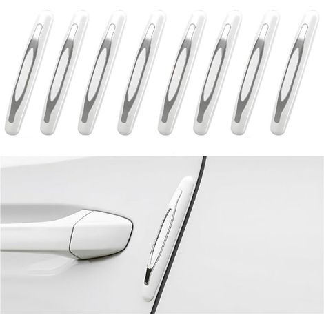8 Pieces Car Door Anti-Collision Strip, Anti-Friction Door Protection Sticker, Suitable for All Kinds of Cars and Trucks