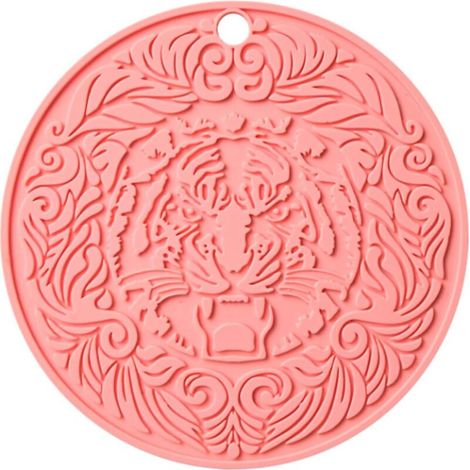 Thick silicone insulating cushion for restaurant tables, anti-burn mat, dining room table mat, anti-burn mat (1/4)