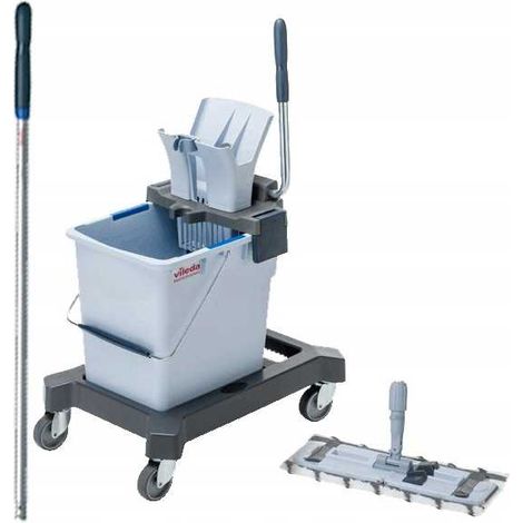 Kit de démarrage UltraSpeed Pro à seau unique 25 l + perche en aluminium bleue