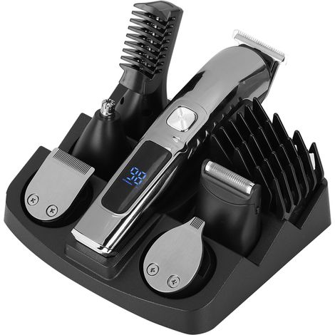 Kit de soin multifonctionnel pour hommes : tondeuse à cheveux électrique, tondeuse à barbe. (1/5)