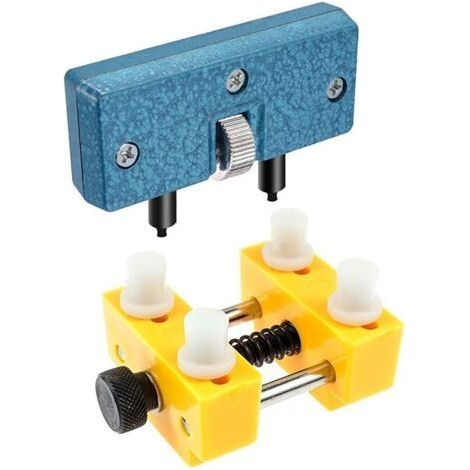 Outil Etau Porte Mouvement Ouvre Boîtier de Montre Cadran Fixateur pour Horloger et Outil pour Ouvrir Montre Boîtier Visse Etanchee Fond Visse Réparation (1/5)