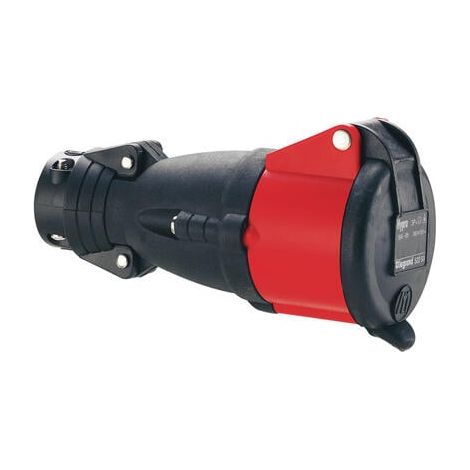 Prise mobile Hypra IP44 16A - 380V à 415V - 3P+T - caoutchouc - LEGRAND