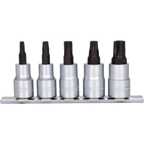 KS Tools 3/8 Bit-Stecknuss-Satz für MTS MORTORq-Schrauben, 5-tlg.
