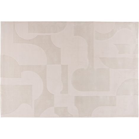Telio - tapis rectangulaire motif bohème - beige (1/5)