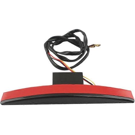 Feu arrière LED pour moto Breakout FXSB, lentille noire (1/4)