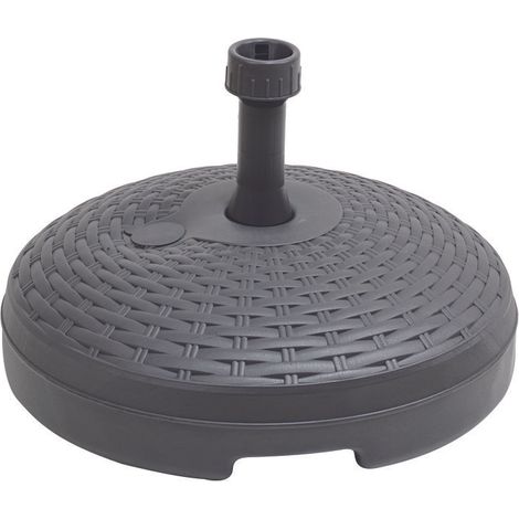 Base per ombrellone rattan rotonda