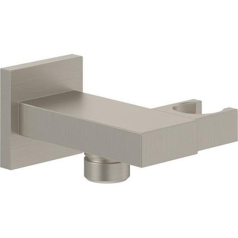 V&B Handbrausehalter Universal Showers eckig, Wandmontage, brushed nickel black (1/3)