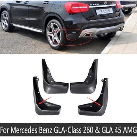Schmutzfänger für Mercedes-Benz GLA-Klasse X156 AMG (2014–2019), GLA 180, 200, 220, 250, 260 – Kotflügel-Schmutzfänger, Autozubehör – GLA 260, 45 AMG