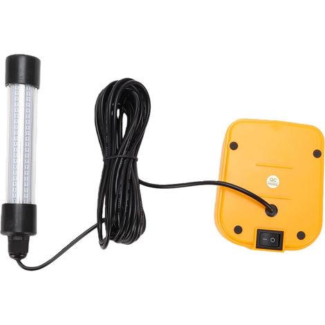 13W 1300LM IP68 Grüne LED-Unterwasser-Angellampe für 20V Akkus von Elektrowerkzeugen mit USB A und C Powerbank für Nachtangeln an Stegen, Booten und Kajaks (1/5)