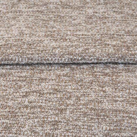 Tissu style bouclette Taupe 138 cm
