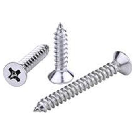 VITI AUTOFILETTANTI TESTA SVASATA PIANA ZINCATA PH DIN 79820 VITE AUTOFILETTANTE - 42 mm - 1000 PZ - 22 mm (1/3)