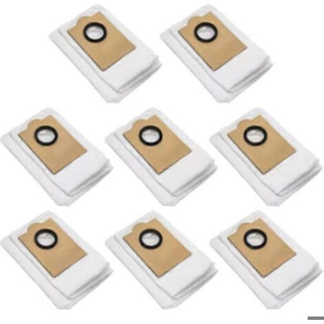 Lot de 8 sacs à poussière de 3,2 L pour aspirateur Lefant M3 / M3 MAX / M3L - Pièces de rechange