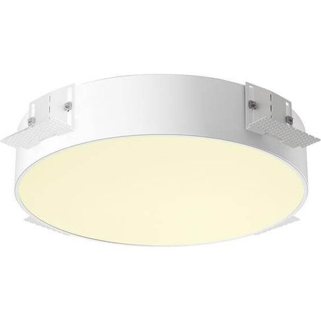 Plafonnier encastré Medo 40 blanc Ø 40cm - 1008632