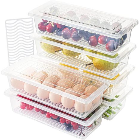 6er Pack SOUJOY Frischhaltedosen 1,5L mit Deckel (1/5)