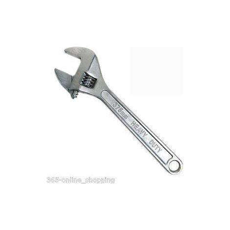 FPLUS llave inglesa 12p. extra 300 mm. , Longitud 300 mm ancho 0 hasta 3.6 mm ajustable Acero Cromado.