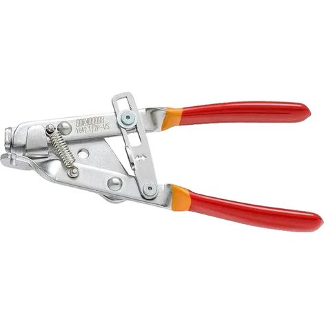 Unior alicate para tensar cables rojo 185 mm acero al carbono