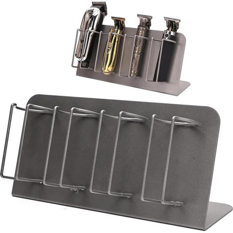 Support Pour Tondeuse À Cheveux, De Coupe-cheveux Électrique, Protection Antidérapants Tondeuse, Organisateur D'outils Cheveux - (1/5)