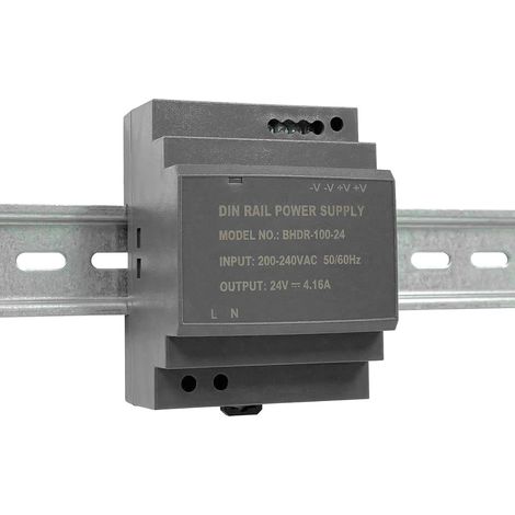 Alimentation sur rail DIN TS35 - 100W - 24V - 4.16A