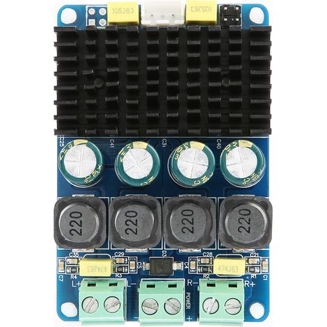 Carte d'amplificateur de puissance stéréo numérique TDA7498 2x100W double canal 8‑32VDC HF20 (1/5)