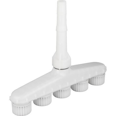 Tête d'arrosage multifonction en plastique à cinq trous pour jardin, extérieur et agriculture. (1/5)