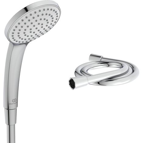 Ideal Standard Alero Handbrause-Set, 1-Funktionhandbrause und Schlauch ✔ Chrom (1/5)