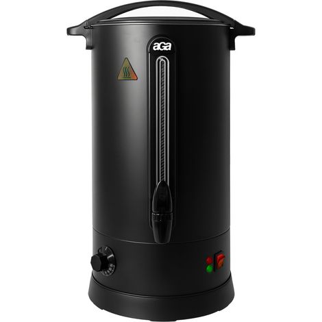 Aga Glühweinkocher 30 l Schwarz Einkochautomat aus Edelstahl Glühweinkessel Glühweinautomat Heißgetränkeautomat Heißwasserspender (1/5)