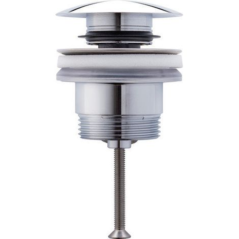 Duravit - Válvula de desagüe de lavabo 1 1/4", ClickClack cromo 0050521000