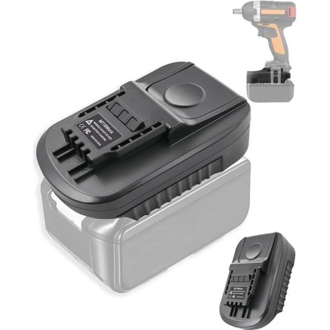 Ulisem MT18WORX Akku-Adapter-Konverter für Makita 18 V Li-Ion Akku auf Worx 4-Pin 20 V (1/4)