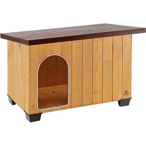 Ferplast BAITA Cuccia per cani da esterno Ferplast BAITA in legno di pino nordico FSC . Variante BAITA 80 - Misure: 95.5 x 65 x h 65.5 cm