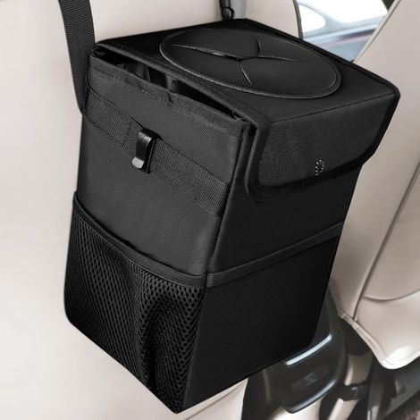 Mülleimer fürs Auto zum Campen Mülleimer mit Deckel faltbarer Mülleimer fürs Camping wasserdichter Camping-Mülleimer faltbarer Auto-Organizer für (1/5)