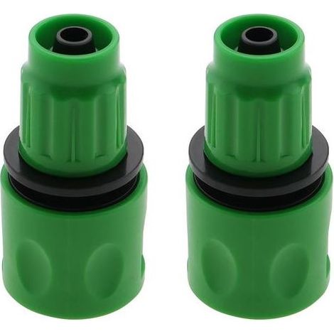 2PCS Connecteurs de Tuyau Extensibles 67,3x34,2MM Adaptés Aux Tubes Télescopiques avec Un Diamètre Intérieur de 8 à 10 Mm Kit de Réparation de Tuyau d'arrosage pour Jardin Terrasse Vert (1/5)