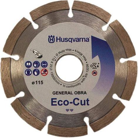Disco Segmentado Husqvarna Eco Cut segmentado115mm115mm segmentado