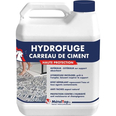 Hydrofuge Carreau De Ciment - 1 L - Métaltop