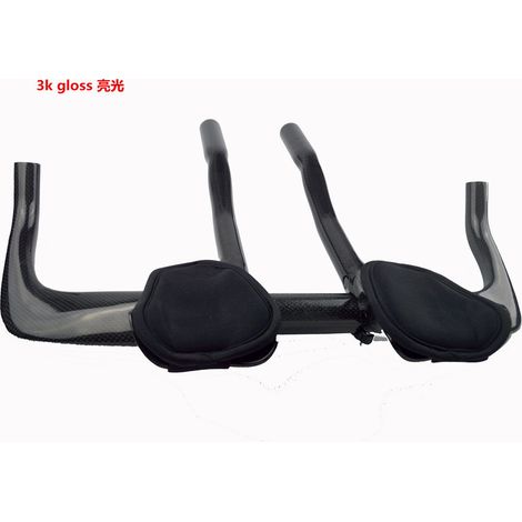 Carbon fiber road bike handlebars, aerodynamic handlebars, time trial handlebars, 400/420/440 mm, 1 set