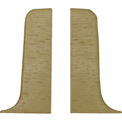 Endstück für Kunststoffleiste ku.050 Buche Clips & Ecken (1/3)