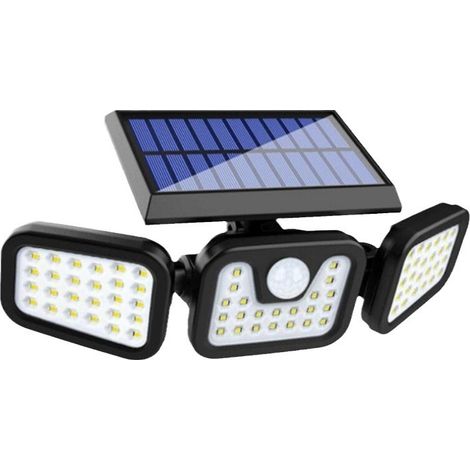 Nouvelle applique murale solaire à détection de présence humaine, lampe d'extérieur à rotation libre, lampe de jardin étanche, petit lampadaire-AquaForge