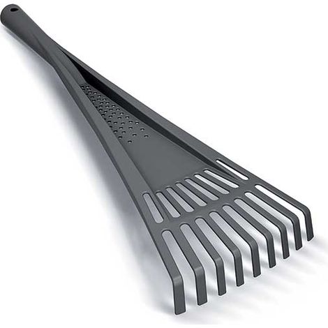 Râteau INGRL-S411 avec semoir et griffes de jardin pour semis, noir (1/2)