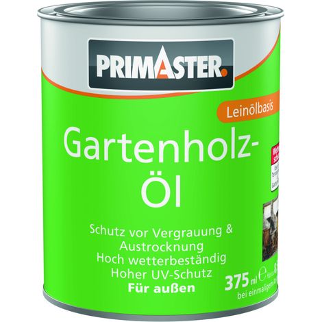 Primaster Gartenholzöl 375 ml teak Holzschutzmittel