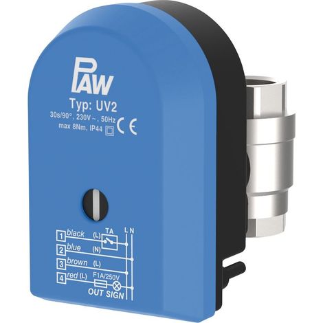 Vanne à passage UV2 avec servomoteur DN 20 pour SolexMini Premium, Solex Midi