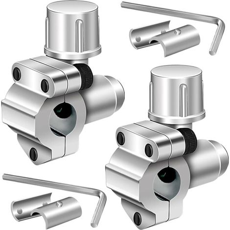 Valves de piercing BPV-31 pour réfrigérateur de climatisation - compatibles avec les tuyaux de 1/4, 5/16, 3/8", remplace BPV31, BPV31D, GPV14, GPV31, GPV38, GPV56, MPV31/paquet de 2 (1/4)