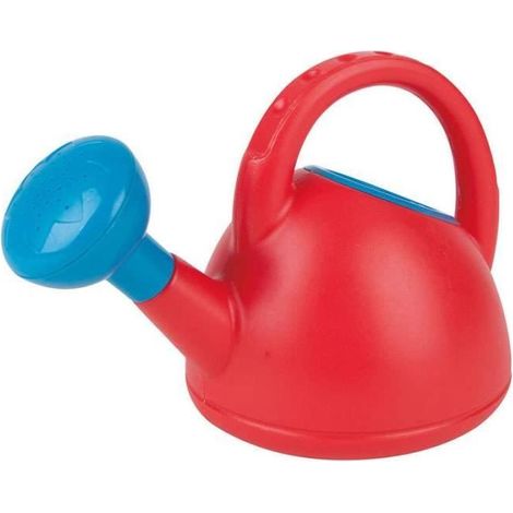 1 arrosoir rouge, plastique léger, 1 L, jouet d'arrosage pour enfants, idéal plage et jardin