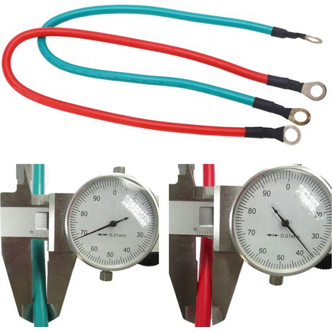 Câbles de démarrage de batterie pour groupe électrogène diesel 173/178F 186/188F, câbles de connexion positive et négative (1/5)