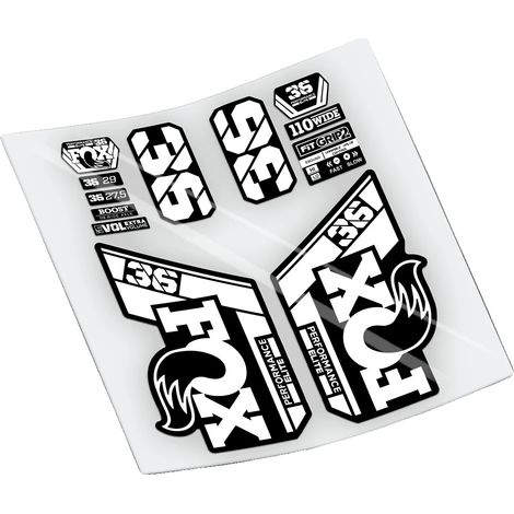 Pegatinas de vinilo resistente, fácil aplicación, color blanco. (1/2)