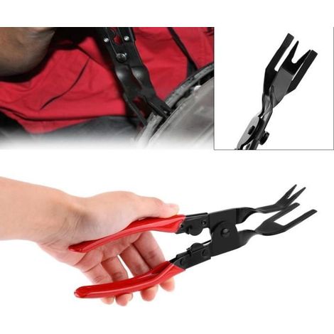 2Pcs Outil Démontage Garniture Kit Outils pour Panneau/Porte de voiture Pince de retrait de clip -YES HB051 -BOT (1/4)