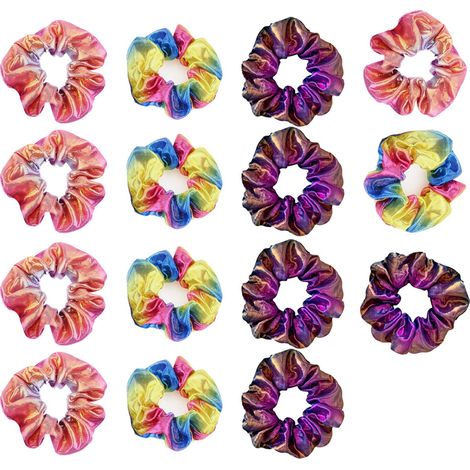 Juego de 15 coleteros elásticos, 3 colores, accesorio para el cabello, para mujeres y niñas, deportes, fiestas, uso diario. (1/5)