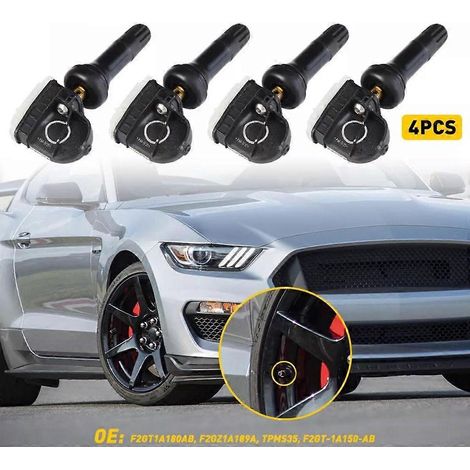 Système de surveillance de la pression des pneus pour voiture (lot de 4) (1/4)